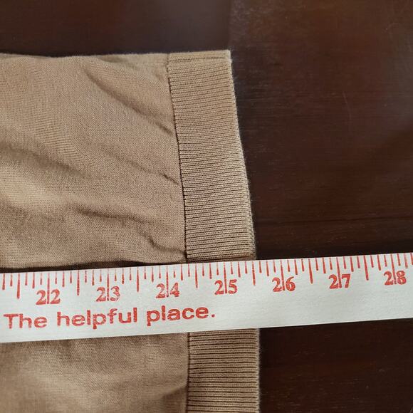 Talbots Womens Striped 3/4 Sleeve Button Cardigan Sweater Size 1X Neutral Office - Picture 8 of 8